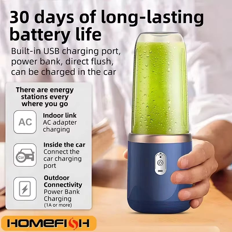 Revolutionary Portable Juice Maker – Your Ultimate Multi-Function Juicer for Smoothies and More!