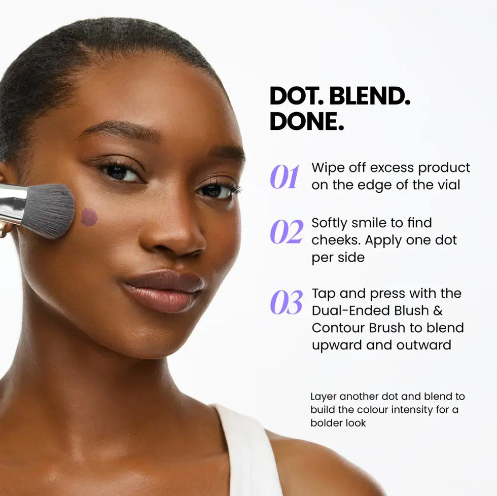 Wonderskin Wonder Blading All-Day Blush Stain | Long-Lasting Liquid Blush (12H Wear) | High Pigment, Blendable, Transfer-Proof | 6 Shades