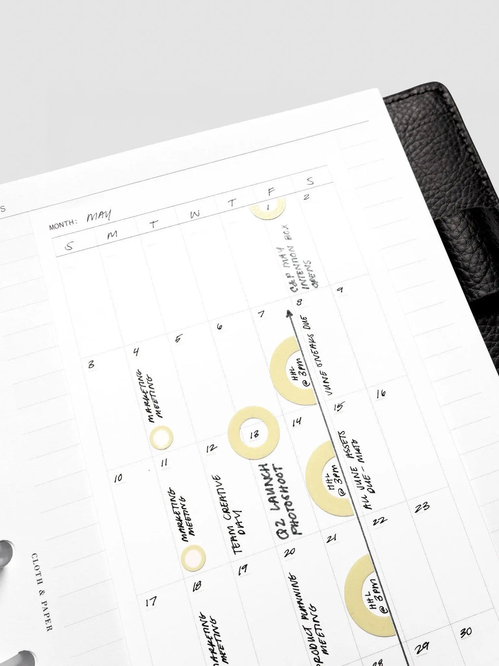 Large Sticky Note Set | Monthly Overview