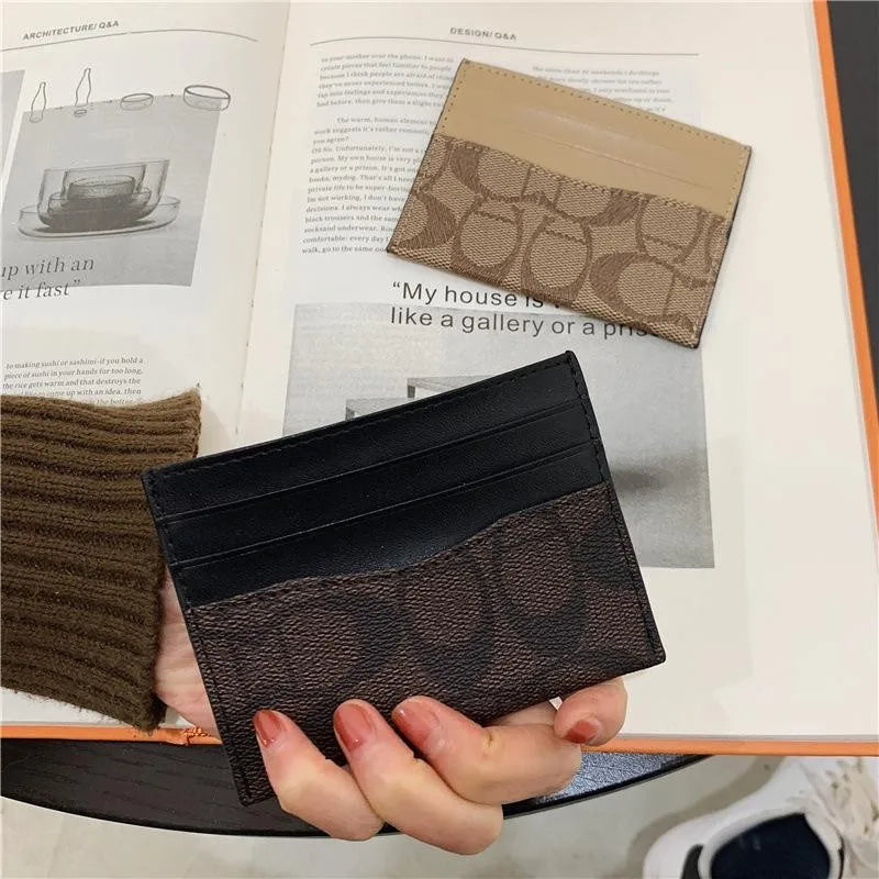 Luxury Design Wallets for Women Multi-Function Card Holder PU Leather Female Small Card Bag Short Women'S Purse