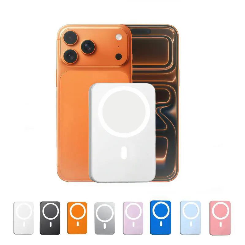5000Mah Magnetic Power Bank for Iphone 12–17 Series, Works Best with Magsafe Case or No Case, Portable Wireless Charger Fathersdaygift