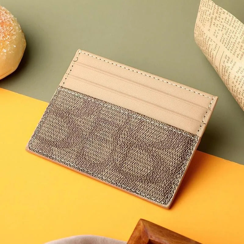 Luxury Design Wallets for Women Multi-Function Card Holder PU Leather Female Small Card Bag Short Women'S Purse