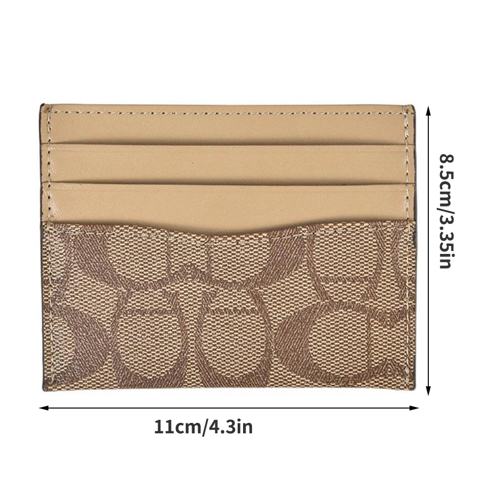 Luxury Design Wallets for Women Multi-Function Card Holder PU Leather Female Small Card Bag Short Women'S Purse