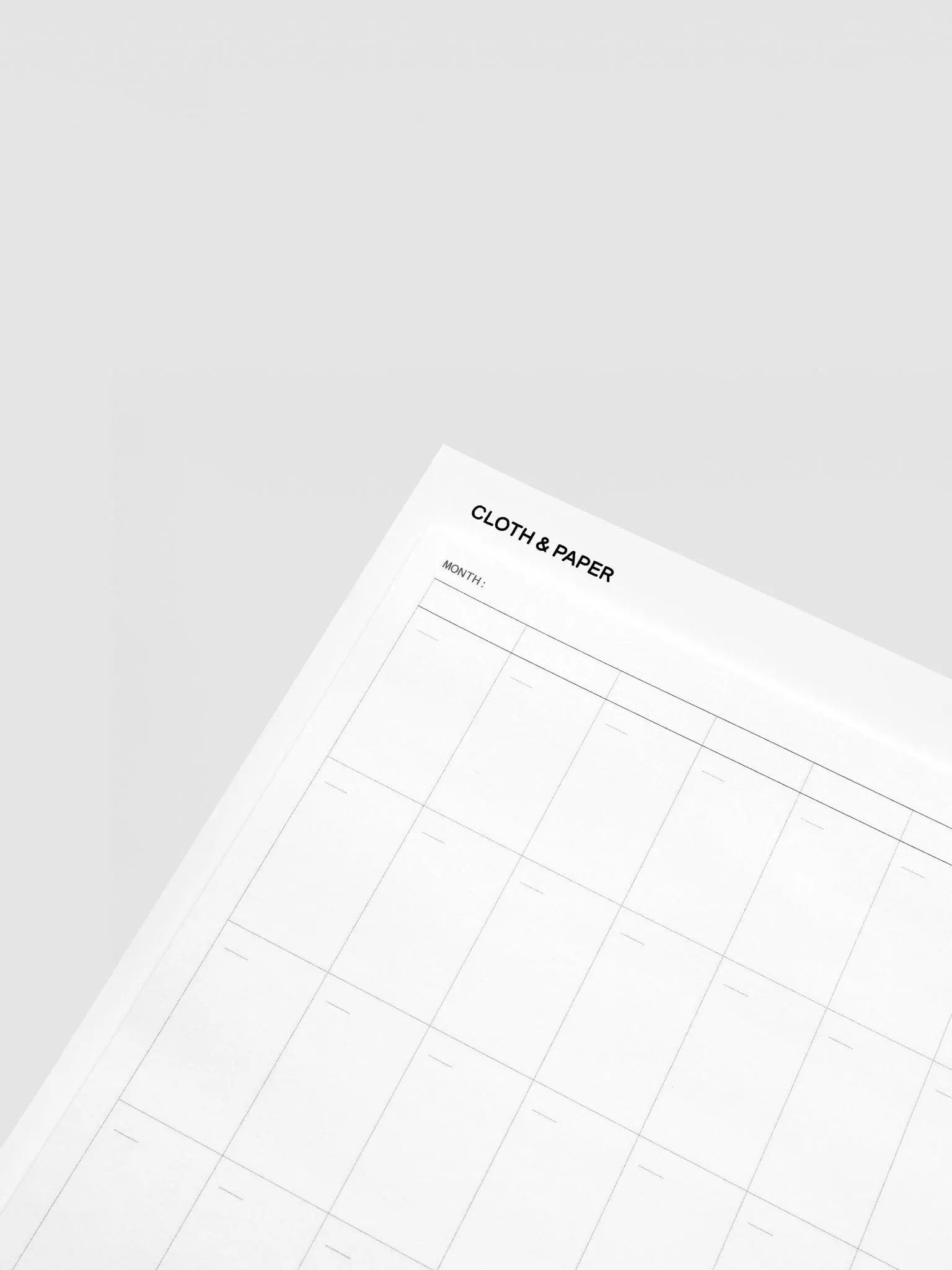 Large Sticky Note Set | Monthly Overview
