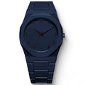 New Fashionable Men'S Watch Simple Black Male Quartz Watches Arabic Digital Casual Drip Oil Strap