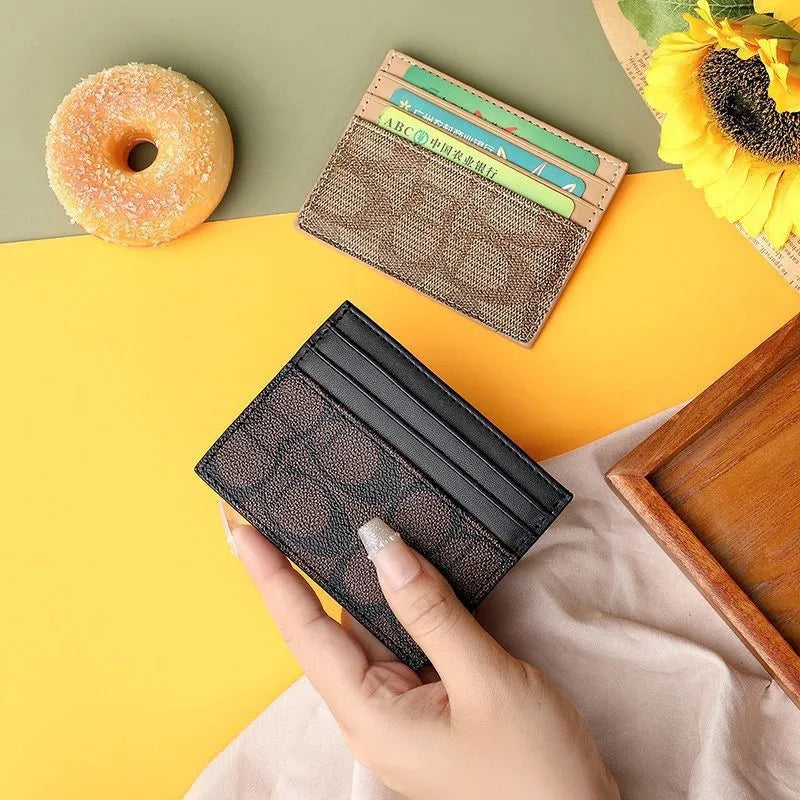 Luxury Design Wallets for Women Multi-Function Card Holder PU Leather Female Small Card Bag Short Women'S Purse