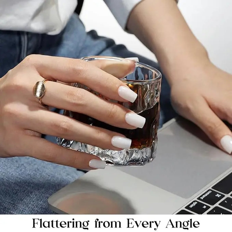 Milky White Beetles Press on Nails | One Reusable Kit (Glue & Tools Included) | No UV Lamp Needed | Natural Glossy Finish | Pre Designed Stick on False Nails with Glue Almond/Square/Coffin/Squoval 16Sizes 32Pcs #Summervibes