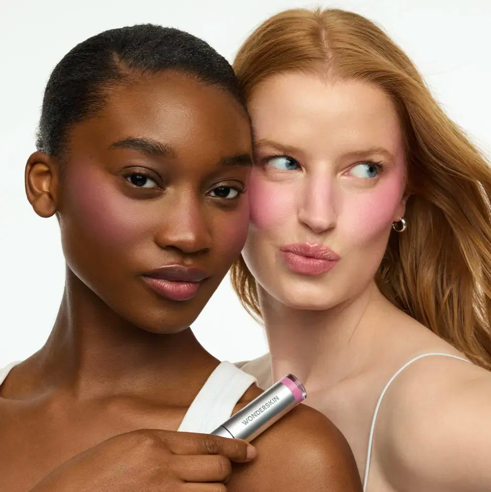 Wonderskin Wonder Blading All-Day Blush Stain | Long-Lasting Liquid Blush (12H Wear) | High Pigment, Blendable, Transfer-Proof | 6 Shades